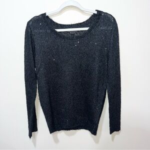 I Jeans by Buffalo black sparkle sequin sweater